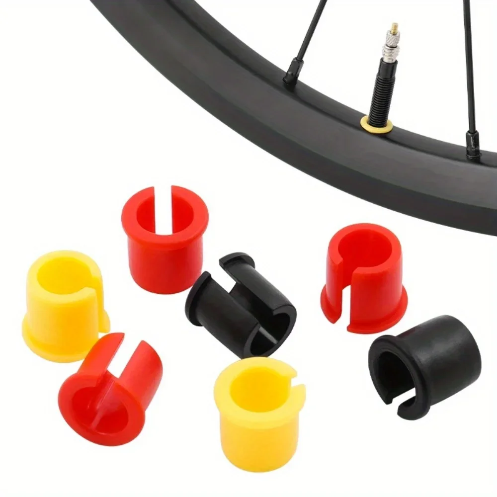 10pcs Bike Schrader To Presta Rim Adapter Convert Shrader To Presta Valve Plug Bicycle Valve Hole Adapter