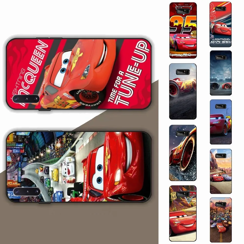 Disney Cars Lightning McQueen Phone Case For Samsung Note 8 9 10 20 pro plus lite M 10 11 20 30 21 31 51 A 21 22 42 02 03