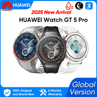 HUAWEI Watch GT 5 Pro 46mm Smartwatch Ceramic and Titanium Watch compatible with iOS and Android 14 days long battery life