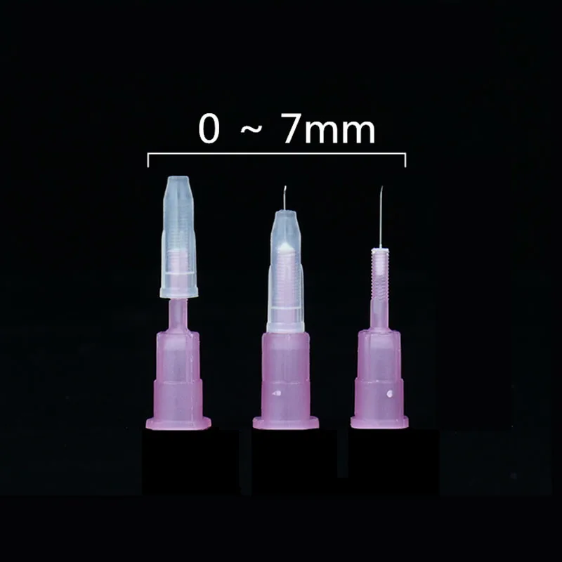 Petite aiguille jetable stérile cosmétique, 31G 4mm, réglable, injection, piqûre de peau