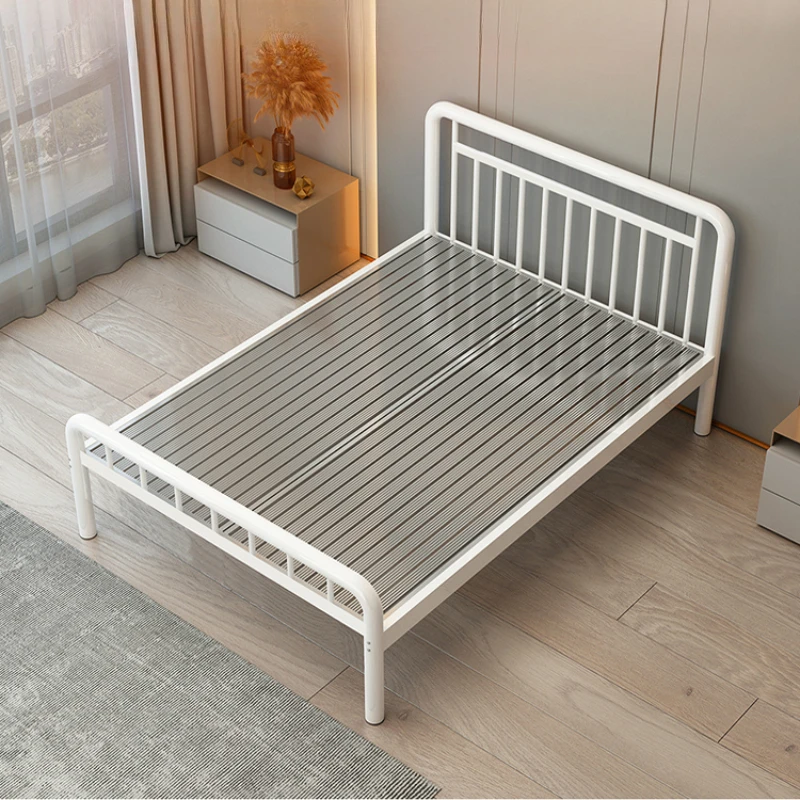 

304 thickened stainless steel bed 1.5m1.8m 1.2m single simple children's wrought iron