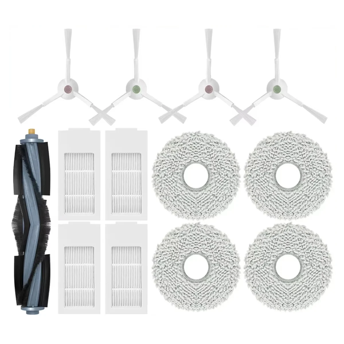 

Hot sale For Floor 3 Station Robot Vacuum Cleaner Spare Parts Accessories Main Side Brush Mop Rag Cloth