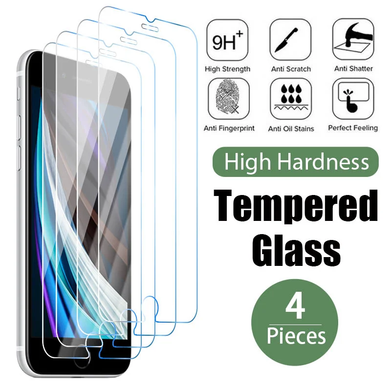 4PCS Phone Glass Anti-fingerprint For iPhone 14 Pro Screen Protector Fall prevention For iPhone 14 Pro Max Mini Tempered Glass