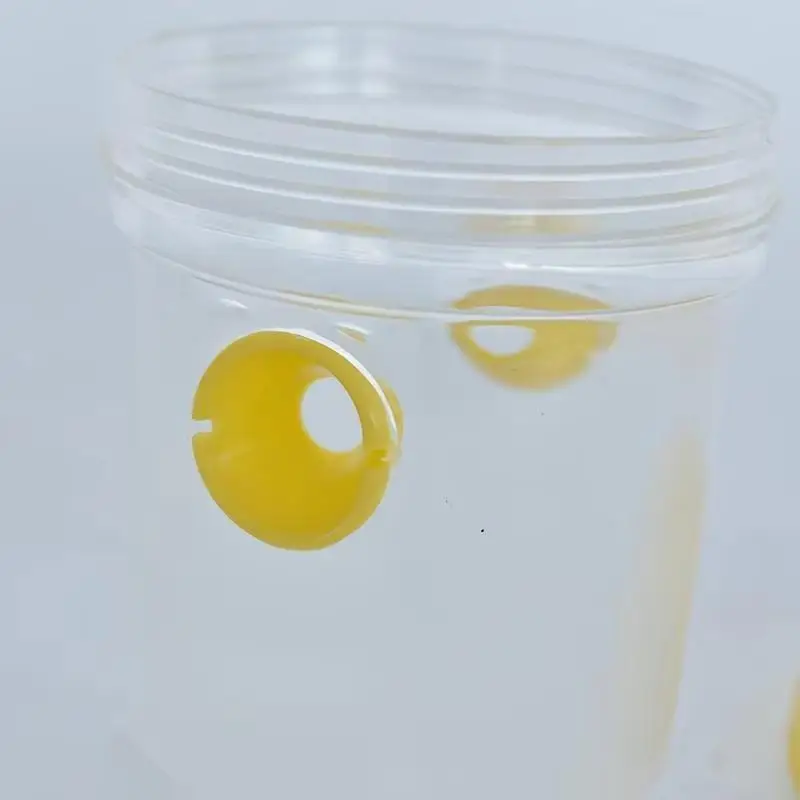 Transparente Kunststoff-Insektenfalle für den Außenbereich mit Deckel – effektiv zur Fangung von Fruchtfliegen und Wespen, transparentes Design für eine einfache Überwachung. – Detail 4