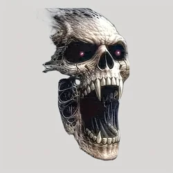 1PC Horror Skull Car Stickers for Window Moto Fuel Tank Halloween Decoration Creative Waterproof Skeleton Vinyl Decals