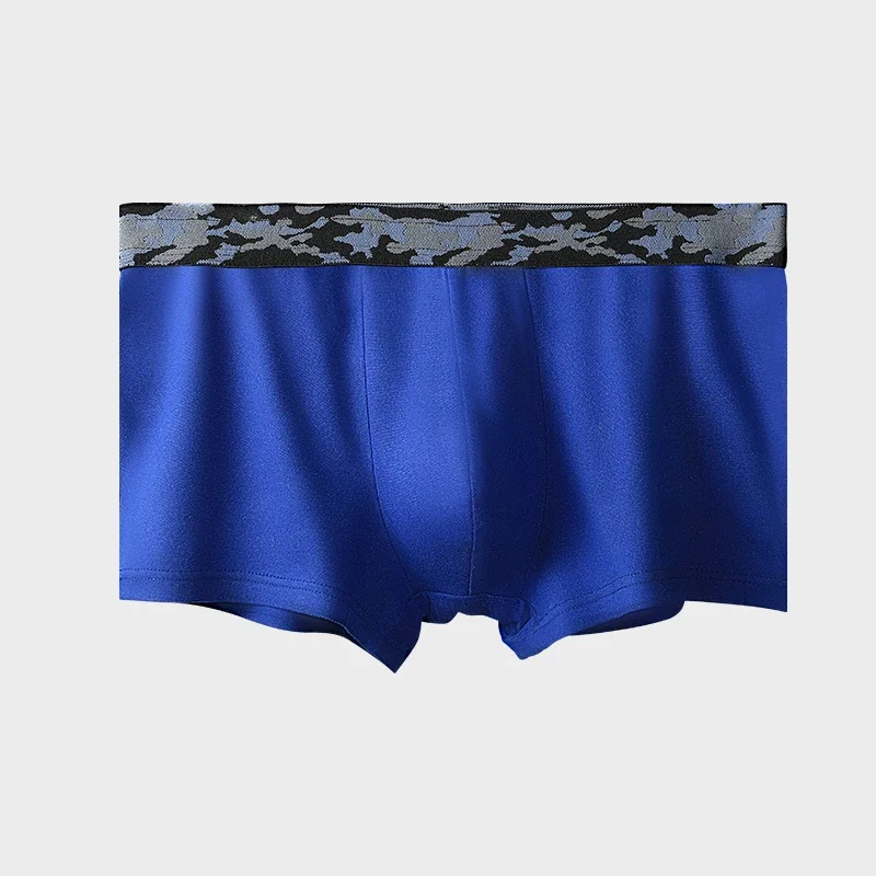 بوكسر مثير للرجال من الحرير الجليدي رفيع للغاية وجيد التهوية من قطعة واحدة