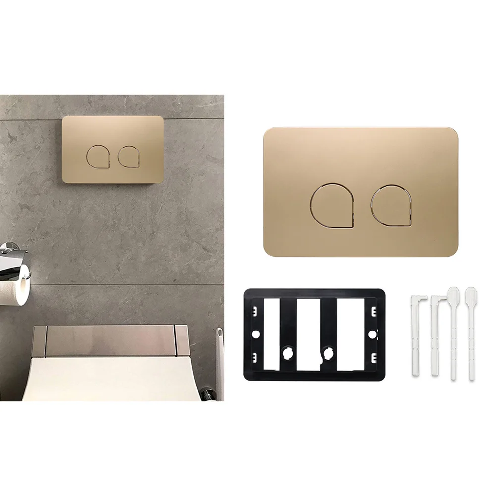 

Cistern Panel Toilet Flush Plate Minimalist Aesthetic Water Conservation Modern Toilet Flush Plate Toilet Flush Plate