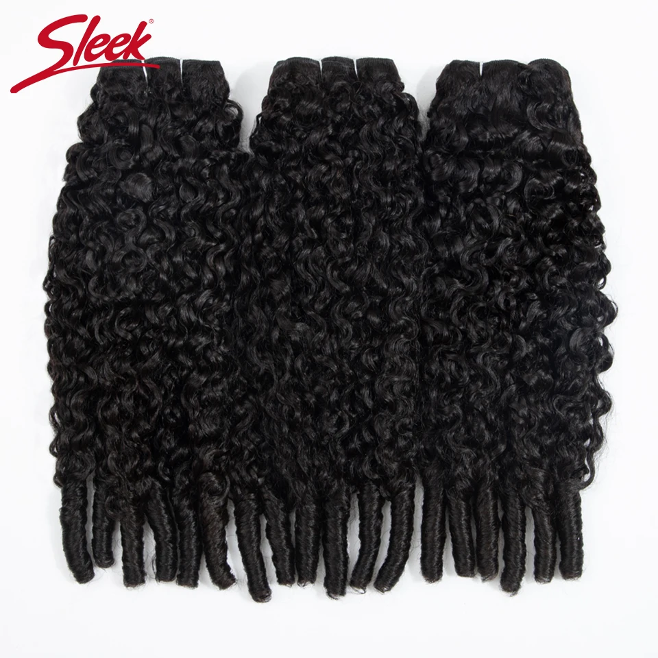 Sleek Burmese Curly Human Hair Bundles High Quality Deep Wave Raw Hair Weave Bundles Double Drawn Vietnamese Hair Extension