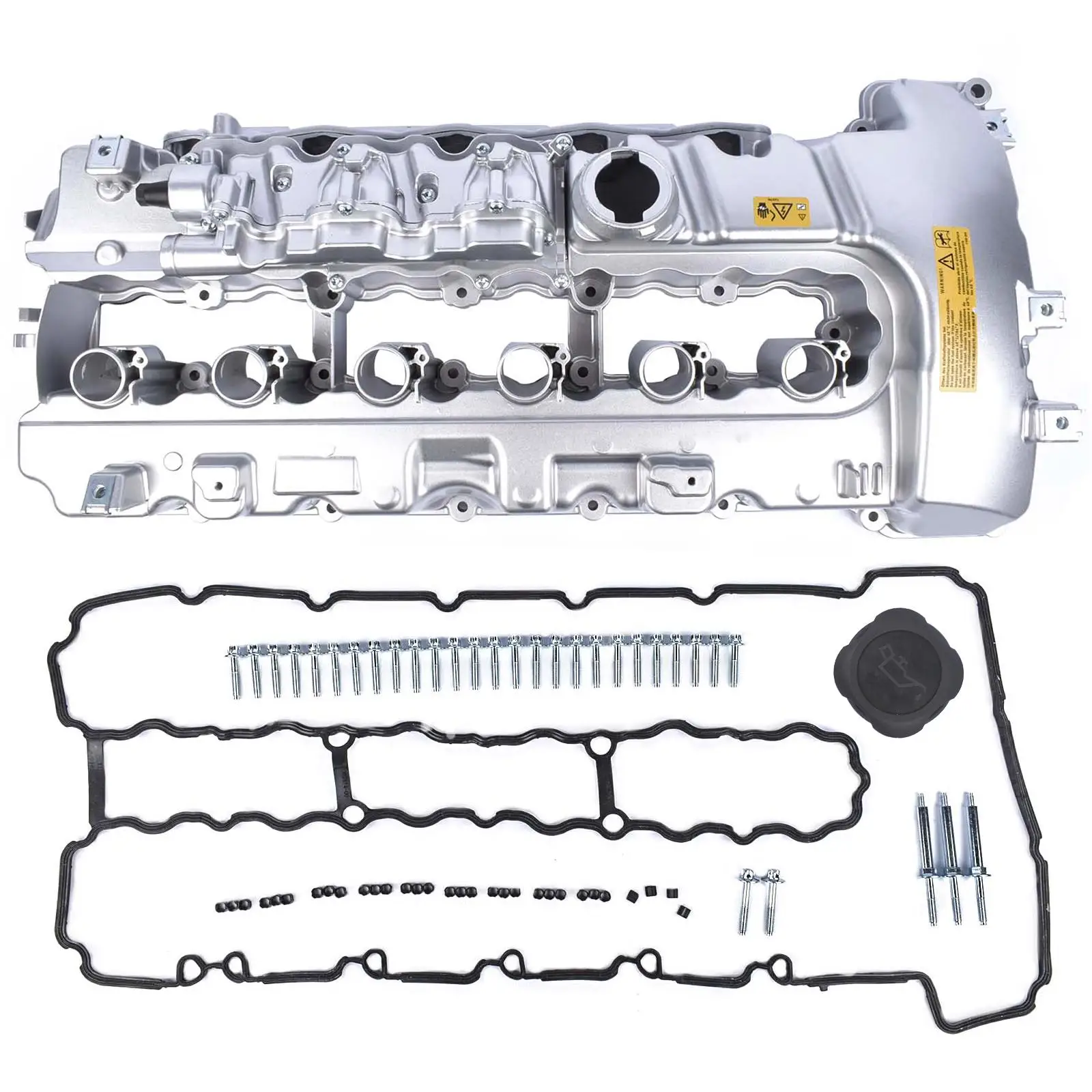 AP03 Aluminum Engine Valve Cover for BMW N54 135i 335i 335xi 335is 535i xDrive 740i X6 Z4 3.0L