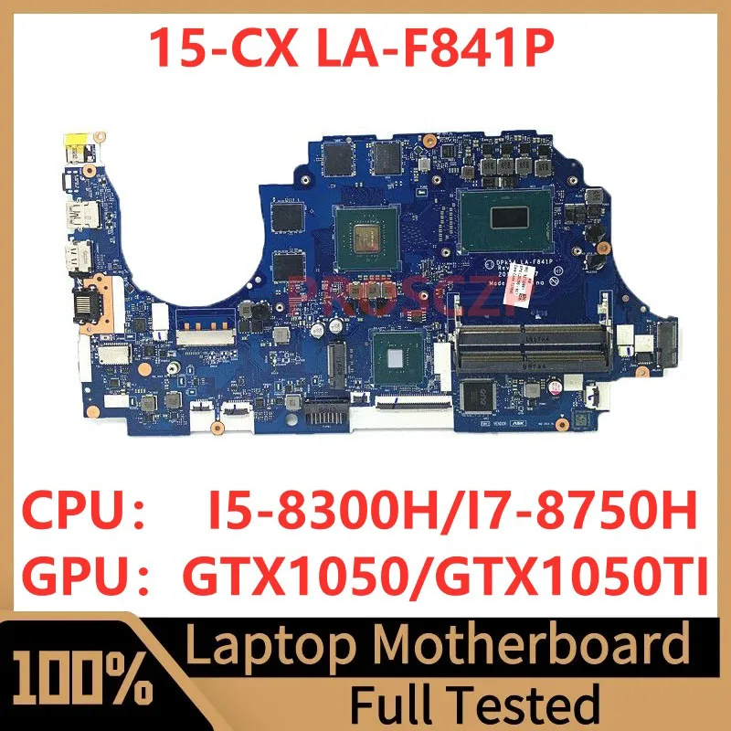 L20295-601 L20301-601 L20296-601 L20302-601 For HP 15-CX Laptop Motherboard LA-F841P With I5/I7 CPU GTX1050/GTX1050TI 100%Tested