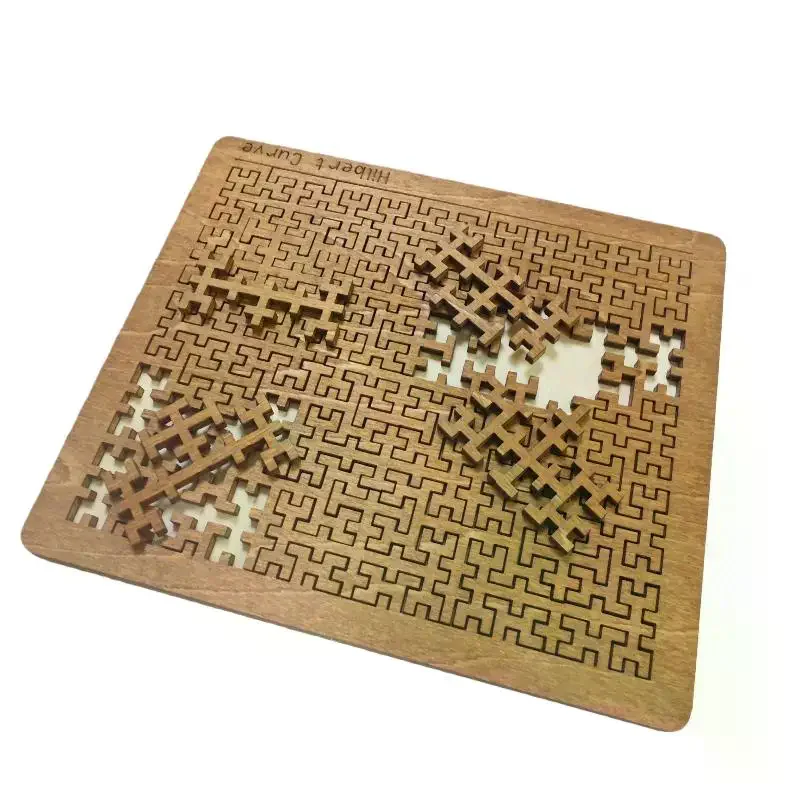 1/2/5 個不可能なジグソーパズル頭の体操タングラムボードゲーム不可能な木製 IQ パズルおもちゃ大人のための