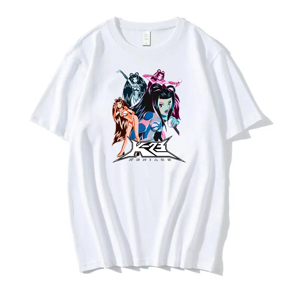 Kenia Os Cartoon Graphic t-shirt K23 Tour Merch girocollo manica corta Tee uomo donna Streetwear abbigliamento moda