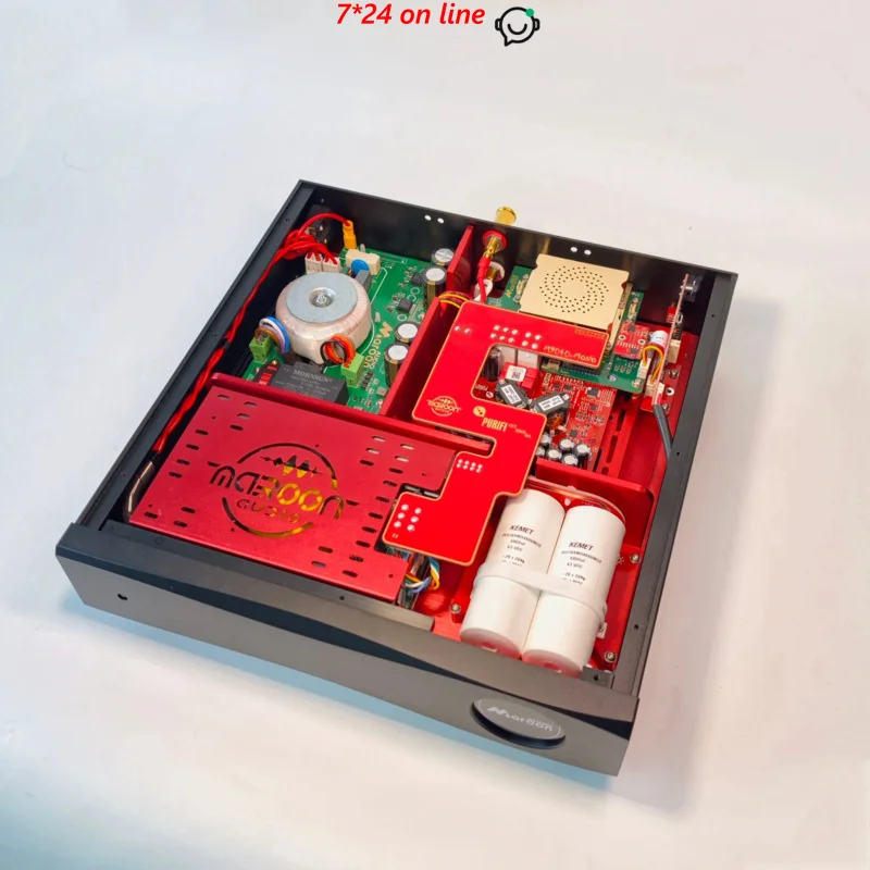 Maroon Audio M9040 Ultra-Low Distortion Class D Amp with Purifi 1ET9040BA Module, High-Performance Hi-Fi Power Amplifier
