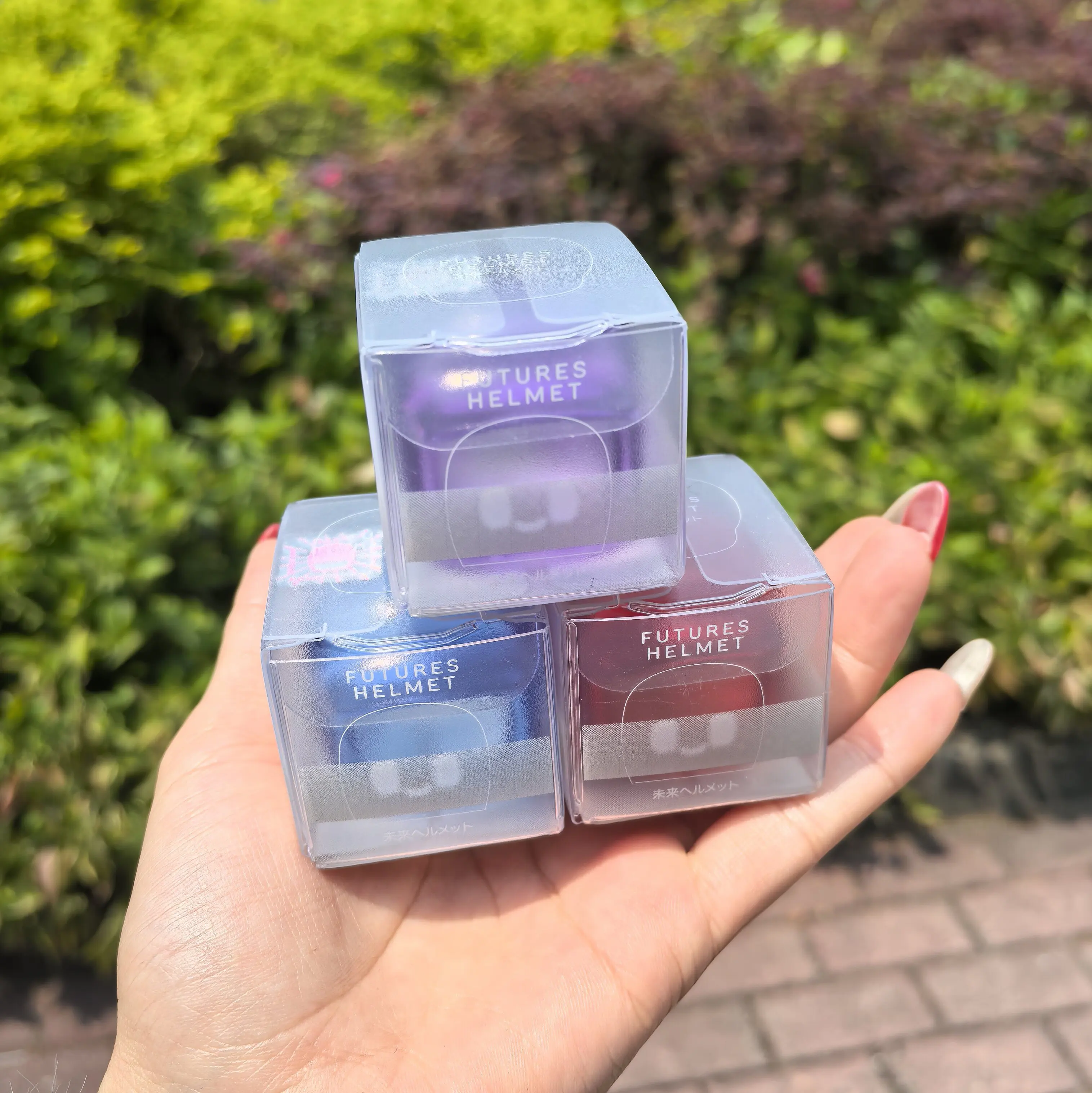 low price Dasai Mochi 3 Limited Edition Transparent Crystal  Automotive Car Robot Replacement Decor Interior Dashboard Ornament