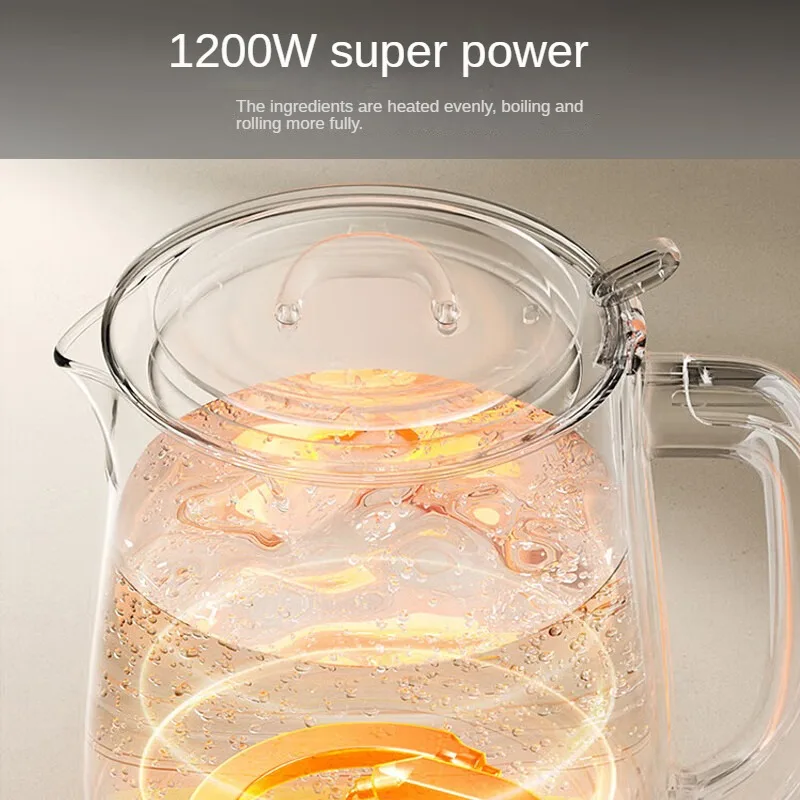 Joyoung Home Health Pot Glass Filter 1200W High Power Intelligent Stew Chinese Flower Tea Pot 15WY1J 220V