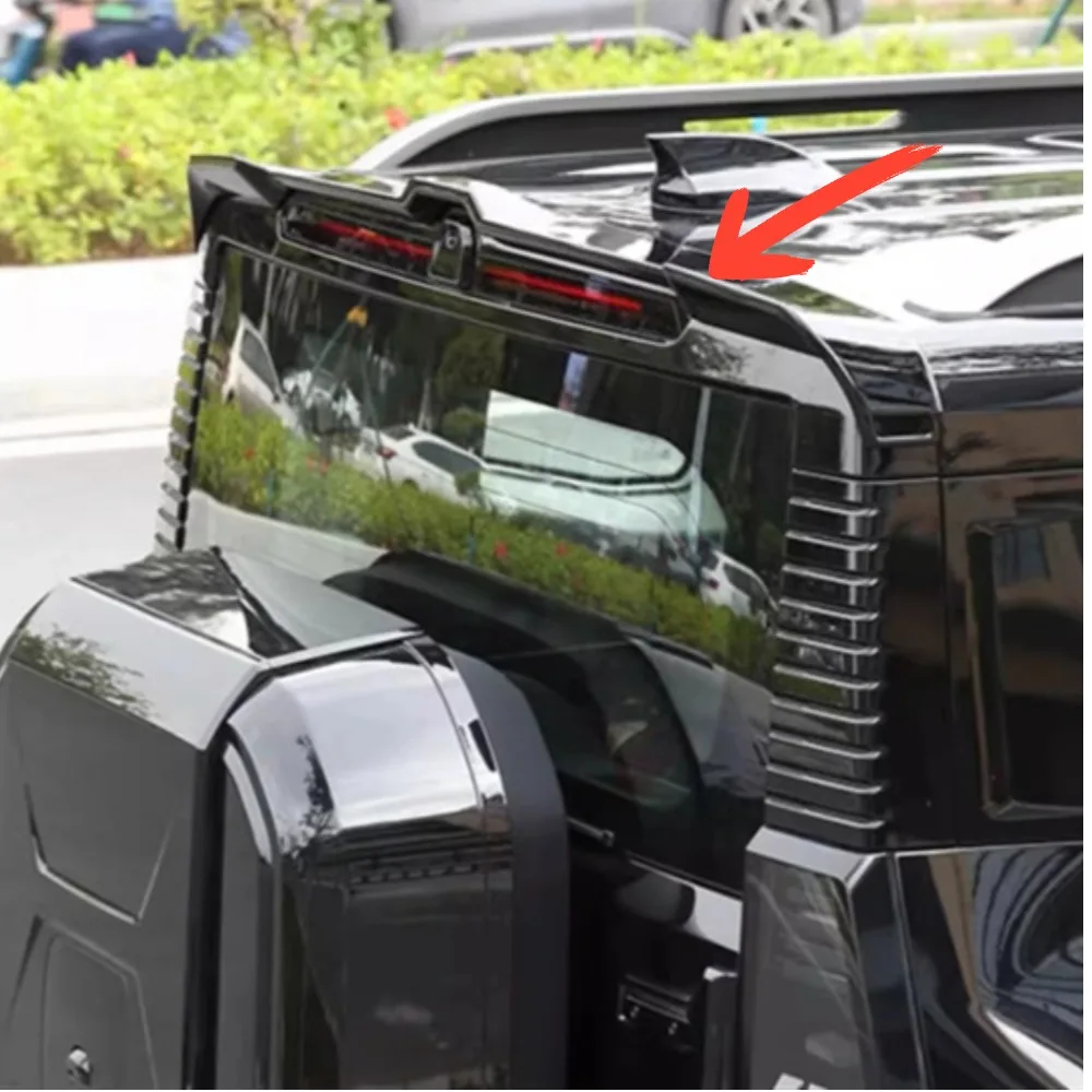 

For Chery JETOUR Traveler T2 Car Tail Wing 2023-2024 Roof Fixed Sports Rear Wing Modification Painted Appearance Accessory