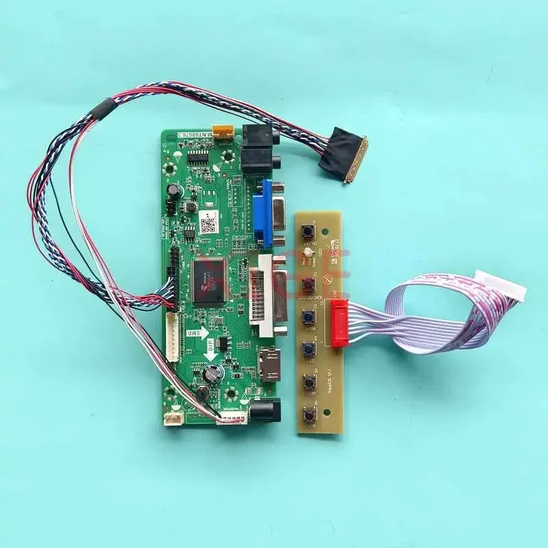 

DIY набор для B101EW01 V1 B101EW02 V0/V1 матрица ноутбука 10,1 "DVI VGA 1280x720 LVDS 40 Pin HDMI-совместимая плата драйвера контроллера