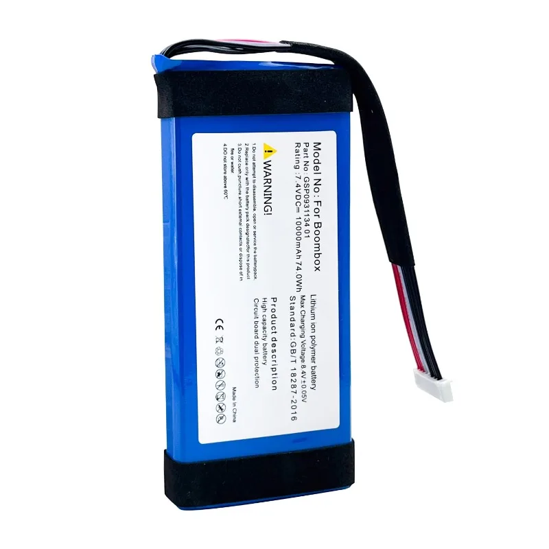 بطارية GSP093113401 عالية الجودة 7.4 فولت 10000 مللي أمبير في الساعة لبطارية JBL Boombox 1 JEM3316 JEM3317 JEM3318 بطارية بديلة جديدة تمامًا