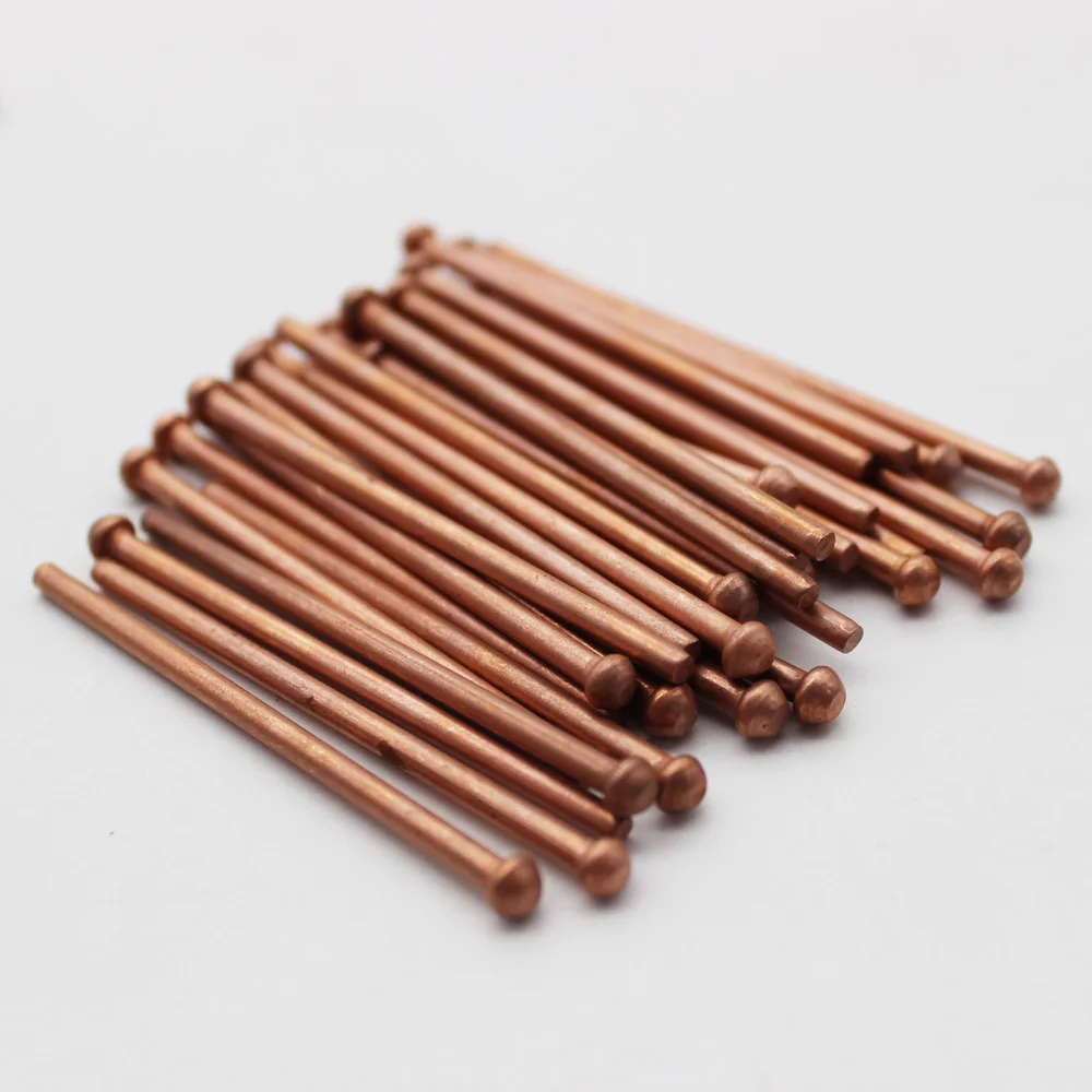 2.5x50mm Stud Welding Nails Draw Pins Copper Spot Welding Tool Stud Welder