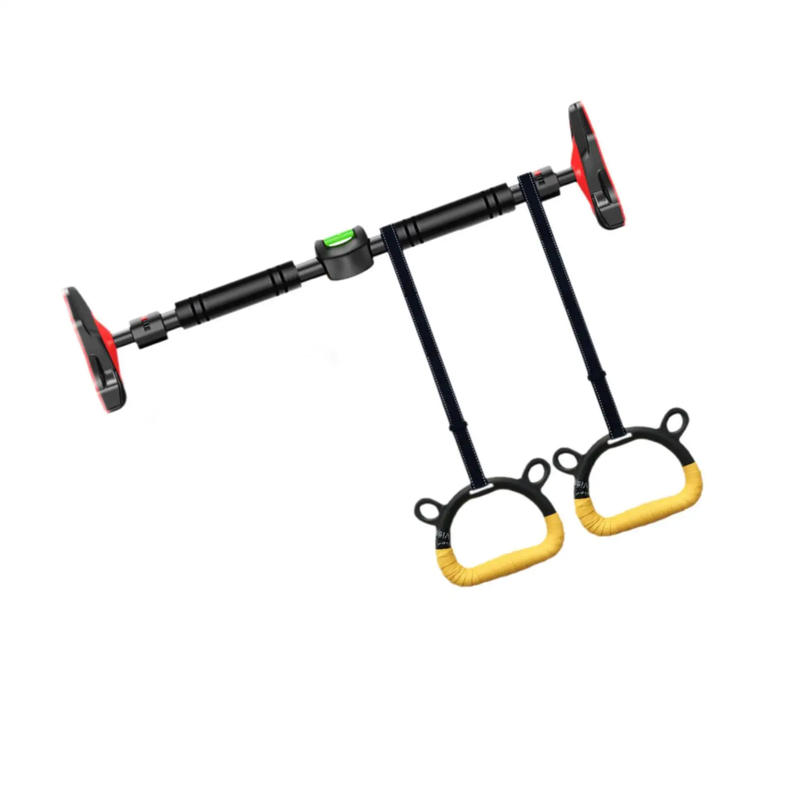 

Pull up Bar Door Horizontal Bar Exercising Equipment Simple Install Fitness Upper Body Strength Training with Gymnastic Rings