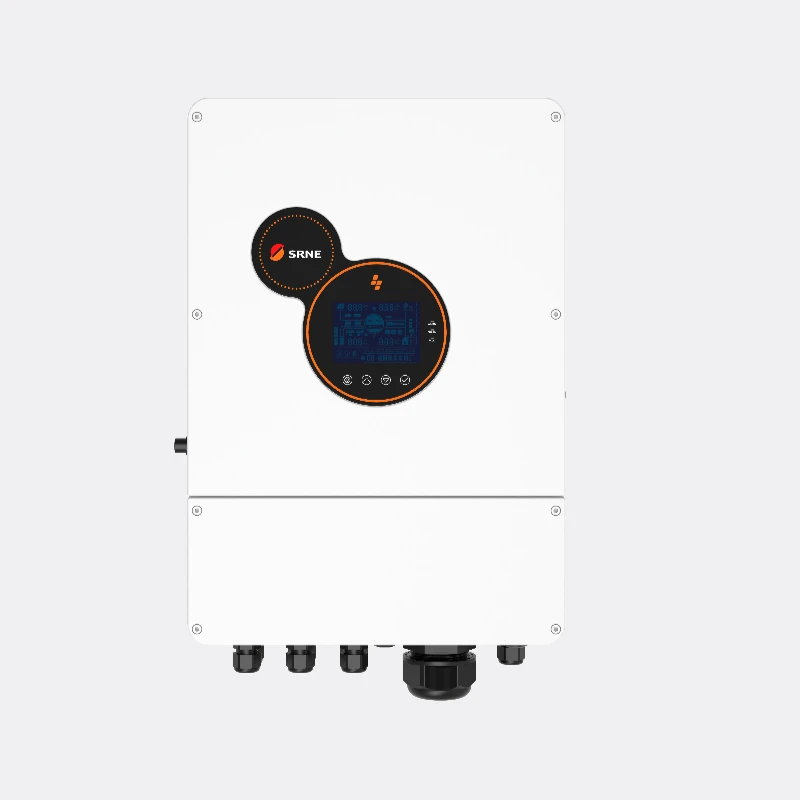 Hybrid Solar Inverter 48v/5.5kw 100A MPPT Tracker with Work without Battery Function for Household System