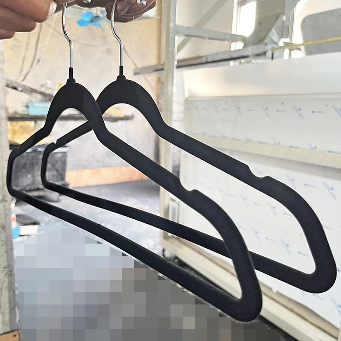 Máquina automática de flocagem de cabide