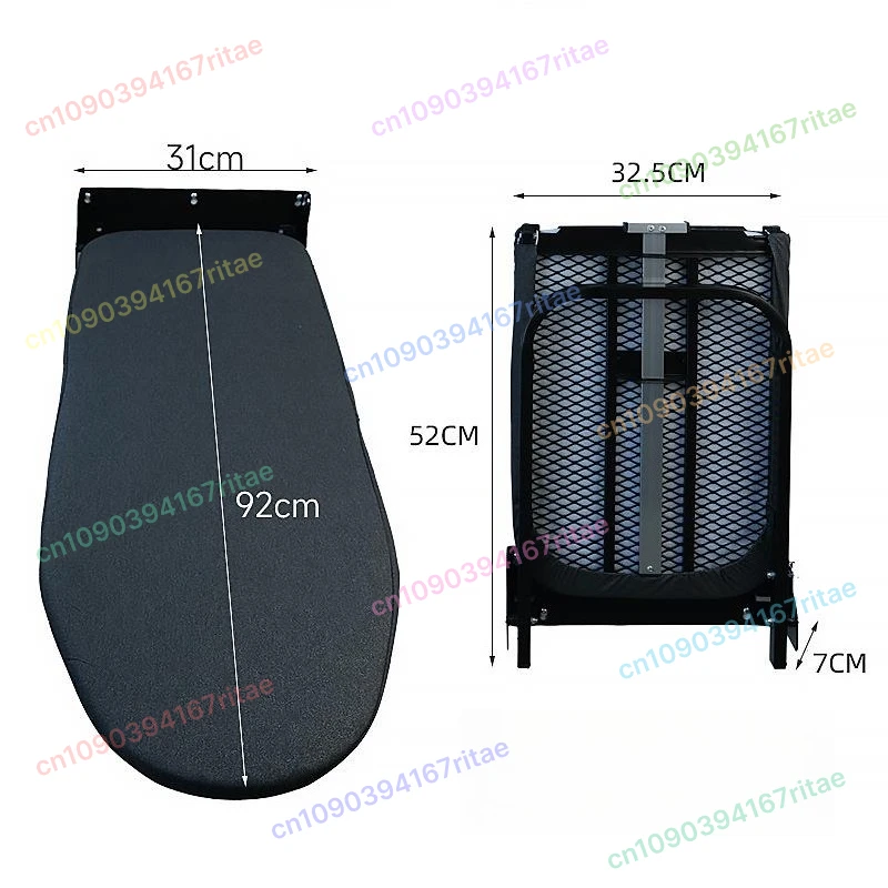 

Wall Mounted Ironing Board with Heat Resistant Cover for Household Wall-mounted Portable Folding Wall-mounted Ironing Board