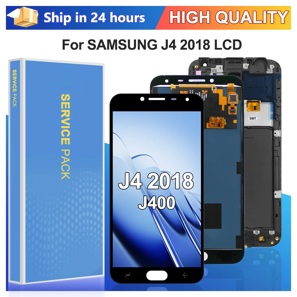 TFT LCD para SAMSUNG J4 2018 J400 J400M J400F J400G/DS pantalla LCD pantalla táctil montaje Digital para SAMSUNG J400 LCD