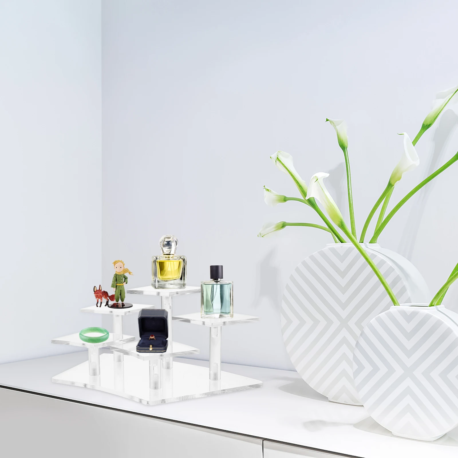 

Handicraft Display Stand Multi-Layer Clear Organizer For Perfume Perfume Display Stand Jewelry Storage Rack