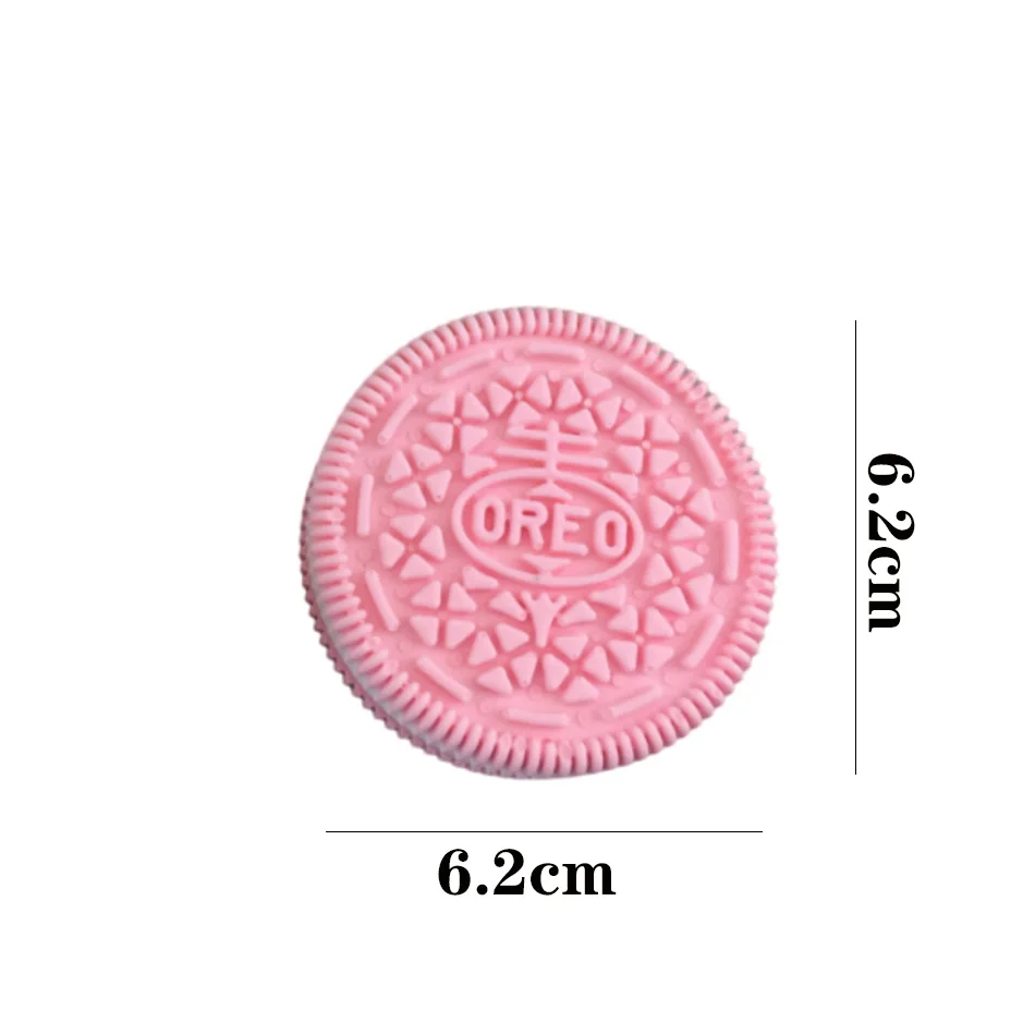 Handmade Silicone For Big Oreo Relief Squishy Toy Mochi Taba Squishy New Fidget Toy Biscuit Pinching Toy