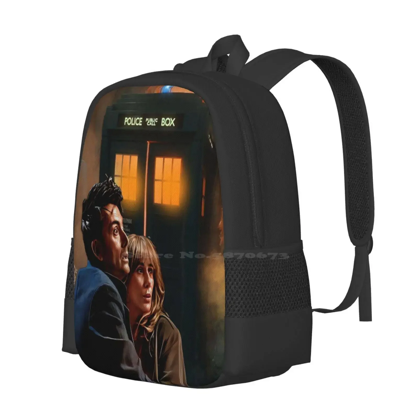Wby 14Th Doctor Heißer Verkauf Schultasche Rucksack Modetaschen 14. Doctor Time Travel Time Machine