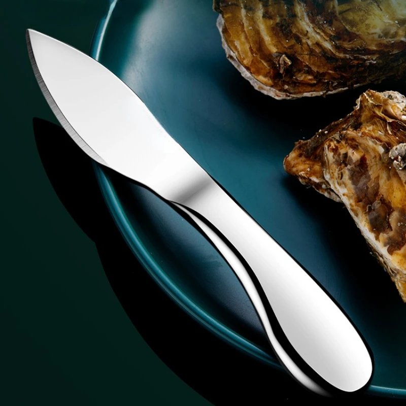 Stainless Steel Oyster Knife Shell Opener Kitchen Tools Commercial Open Scallop Professional Oyster Open Tool Gadget Bar