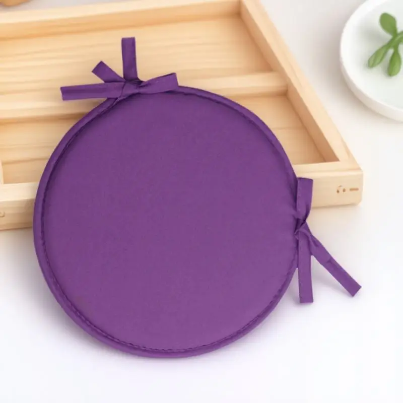 

1pc Round Seat Cushion: Soft Sponge Chair Pads For Dining Chairs Desk Seating Home Office Restaurant Hotel Decor, Seat