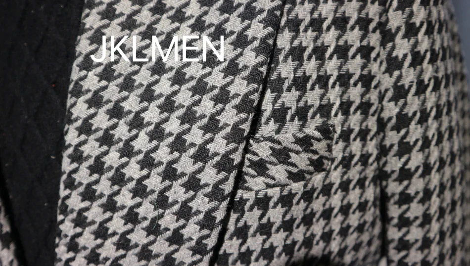 Ternos de casamento houndstooth masculinos, roupa formal para o noivo, tweed vintage, jaqueta e calça de duas peças, smoking de casamento, luxo, 2 peças