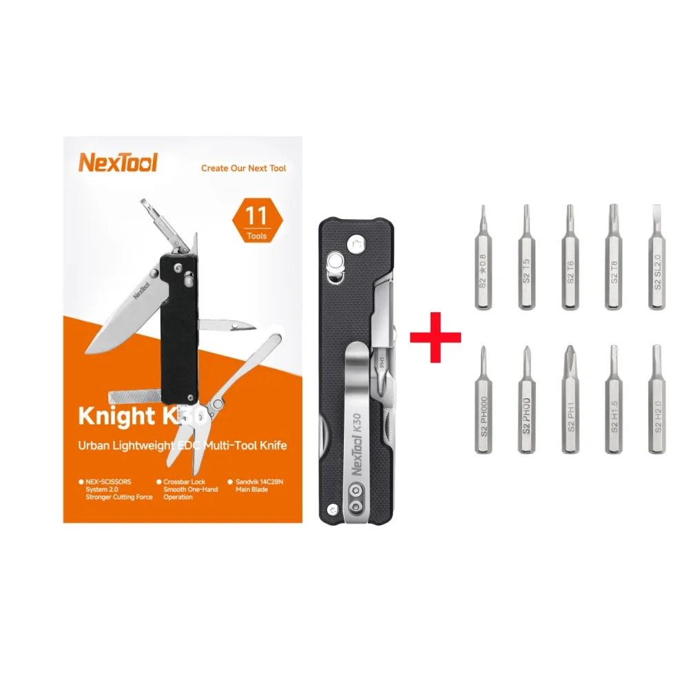 Nextool Knight EDC-mes K30 11-in-1 zakmes EDC Multitool Outdoor zakmes Mini draagbare vouwschaar Handgereedschap - afbeelding 1
