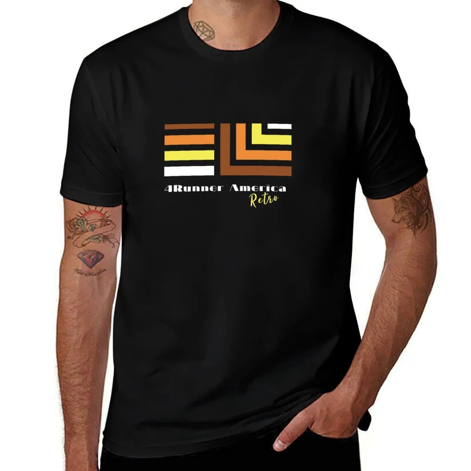 4Runner AmericaRetro 2 T-Shirt Lightweight Sport Basic T-Shirt