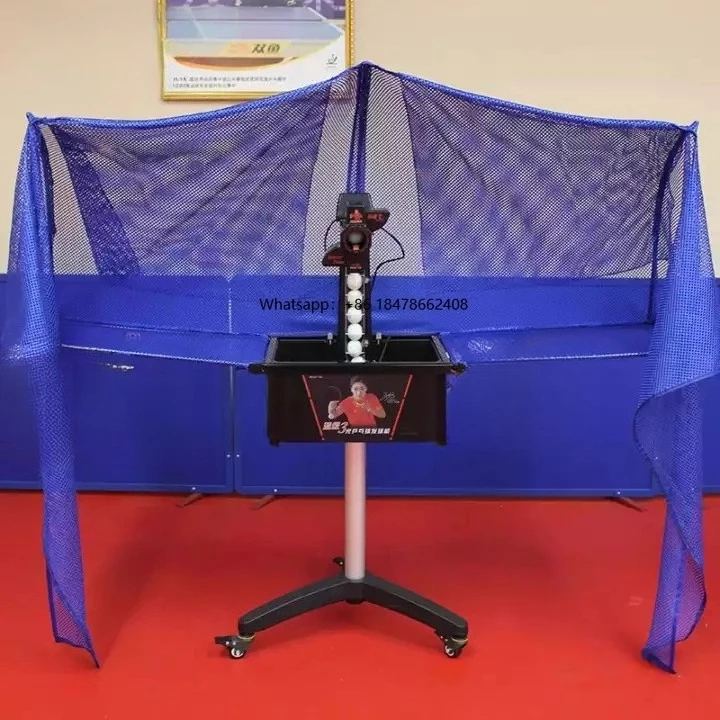 

Professional Double Fish Automatic Table Tennis Robot Super Ball Machine Three Generations Robot Net for Pingpong Professional