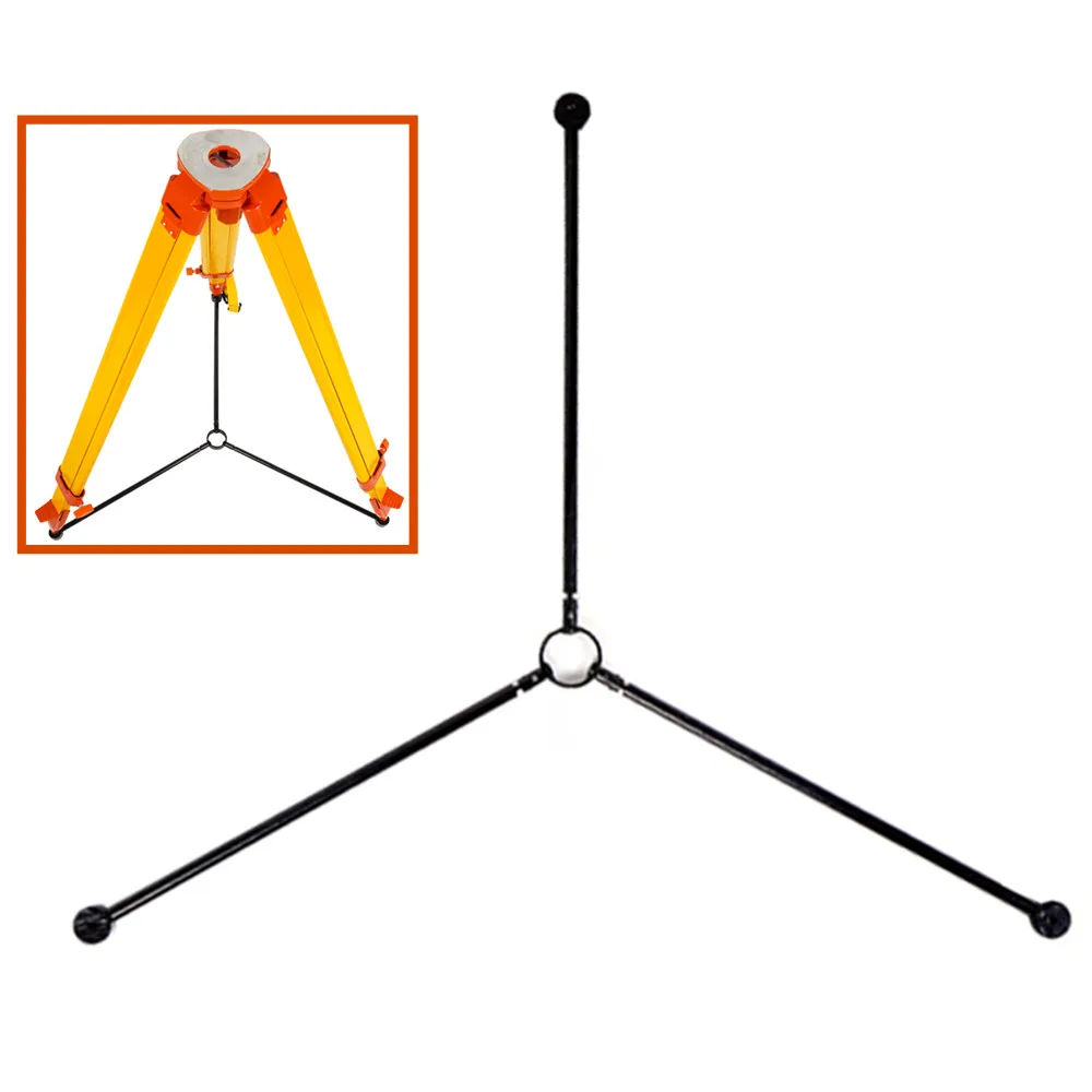 Reliable Quality Stabilizer Floor Guide Tripod Star Foldable Surveying Tripod Prism Pole For Total Station