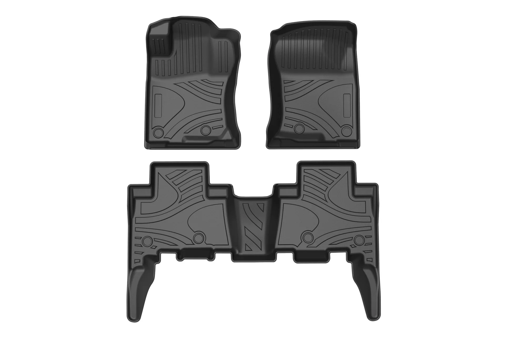 Fit For TOYOTA 4RUNNER 2010-2020 Car All-Weather TPE TPO Floor Foot Mat Full Set Trim Waterproof Full Surround Floor Mat