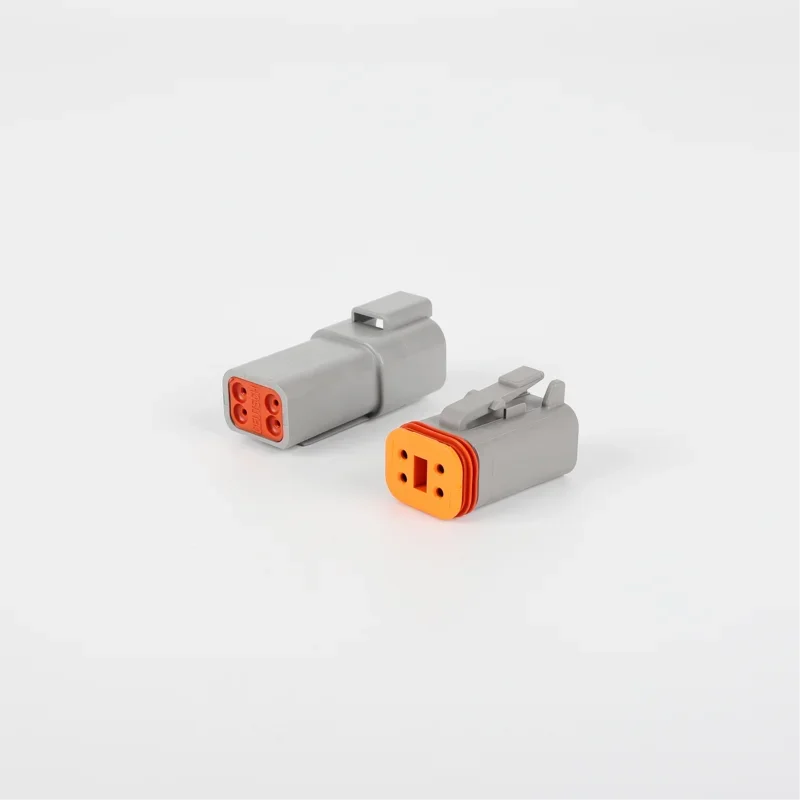 10/50/100Set Deutsch Type DTM Waterproof Automobile Connector DTM06 Male Female Plug Socket With Terminal  DTM04-2/3/4/6/8/12Pin view 3