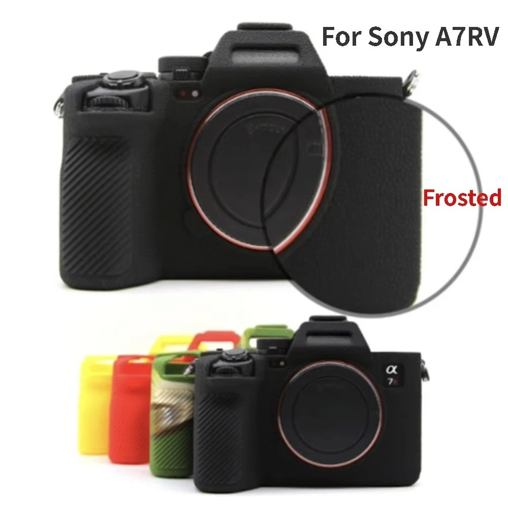 For Sony a7r5 Camera Anti-slip Frosted Silicone Protective Cover Dust-proof Case for Sony ILCE-7RM5 a7rm5 A7RV Bag Accessories