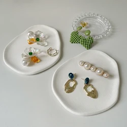 Embryo Ceramic Jewelry Storage Disk, Display Shelf, Aroma Candle Tray, Photography Props, Home Decoration, Light, Luxury