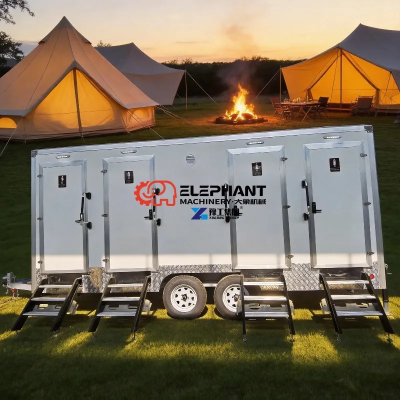 

Elegant Portable Outdoor Sanitation Cabin Comfort Restroom for Wedding Ceremonies VIP Commercial Exhibitions and Upscale