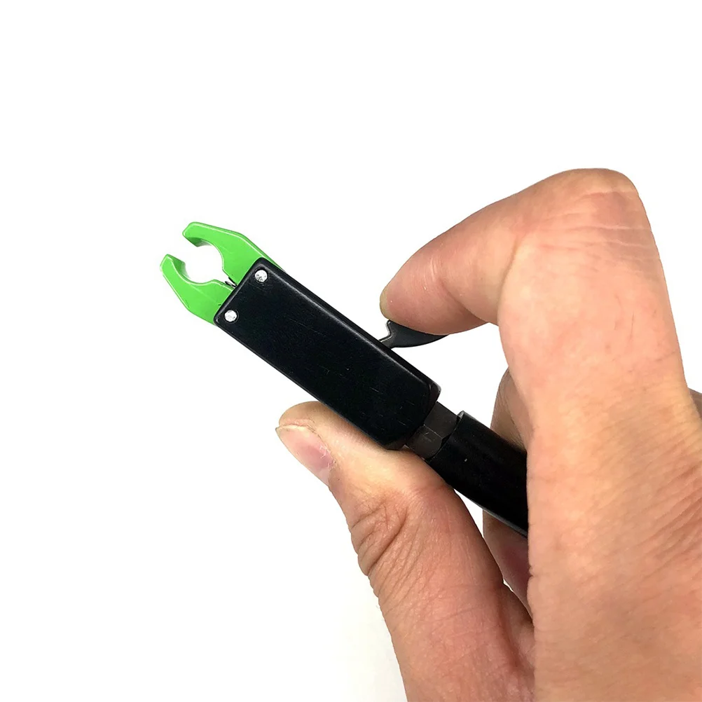 

Caliper Release Aid Green Adjustable Wrist Strap 360 Swivel Head Auto Closure Jaws For Compound Bow Hunting Archery