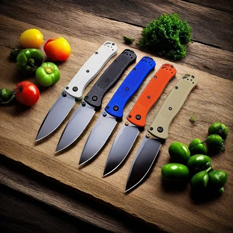 14 Styles Mini BM 533-3 Bugout Folding Knife Nylon Fiber Handle Pocket Fruit Knives Kitchen Fishing Knives Chef Knife EDC Tool