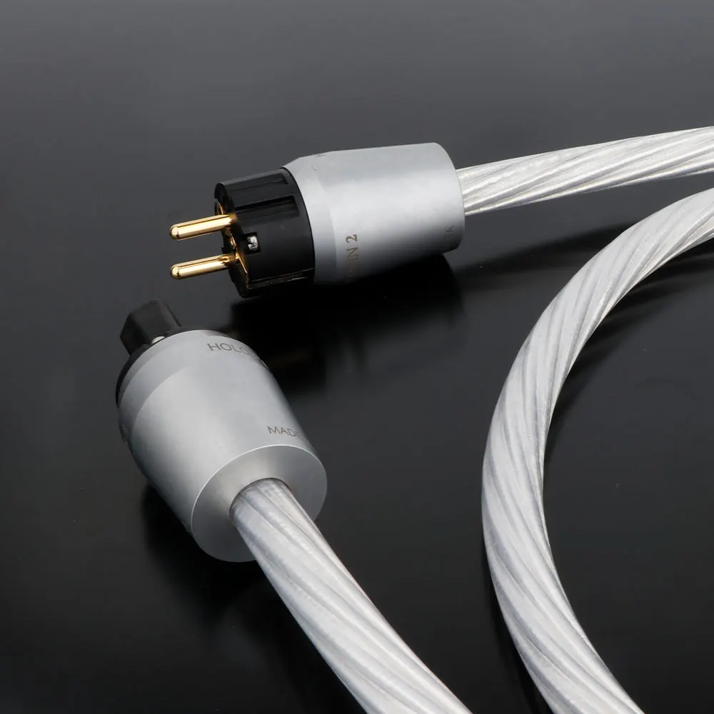 Nordost Odin 2 Power Cord Generation 2 Hifi  Silver Power Cable 8N OCC Slive plated US EU Plug Socket Connector AC Cord Line