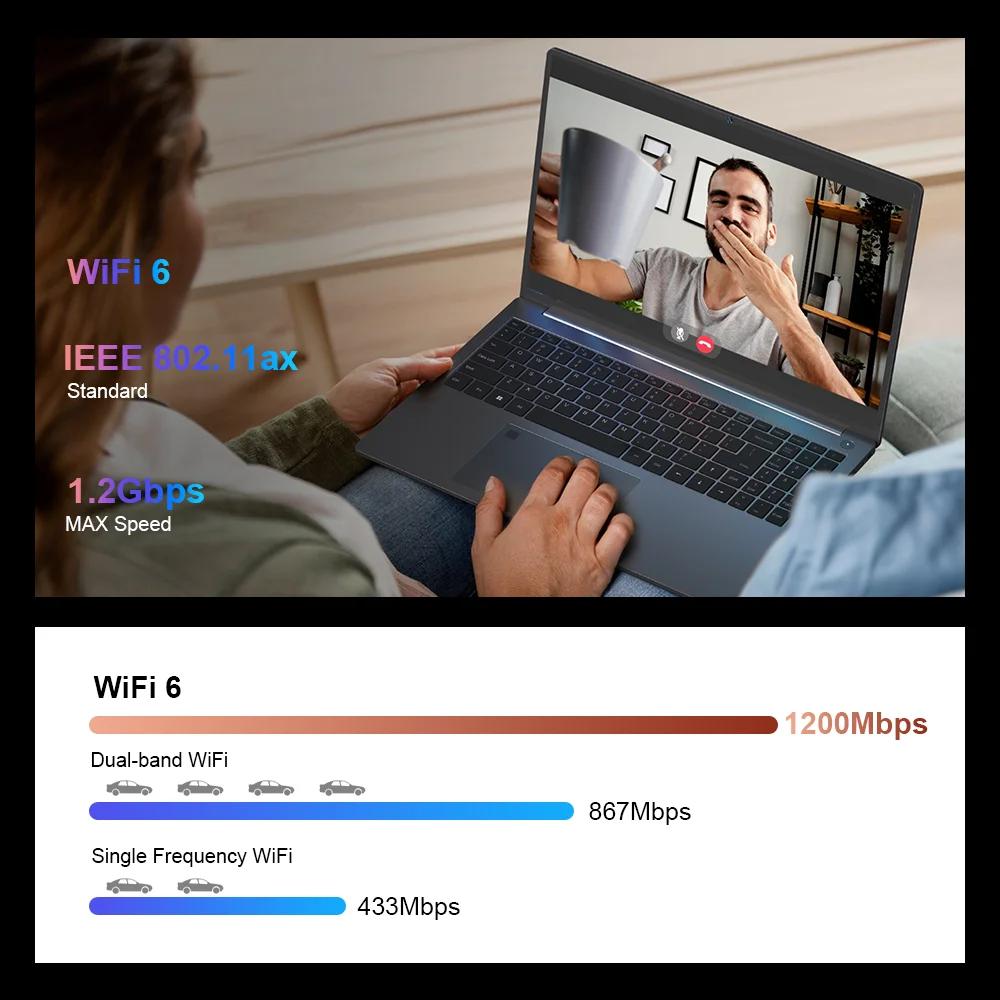 Picture 6: Ninkear A16Pro Laptop 16 inch 2.5K 120Hz AMD R7 7735HS WiFi 6 32GB DDR5 RAM 2TB SSD Laptop Windows 11 Notebook Office Computer