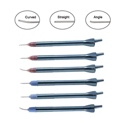 GREATLH Uitrasonic Injection Handle Ultra Microemulsion Sucking Handle Titanium Alloy Eyelid Surgical Tool Instrument
