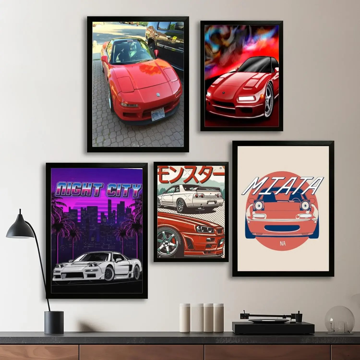 nsx car Canvas Art Poster, Wall Art, Picture Print, Modern Family, Bedroom Decor, Posters,Decorative painting