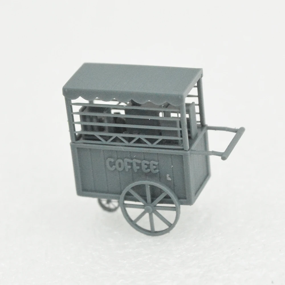 

Yao's Studio LYT059A 1/87 1/72 HO 1/32 1/35 1/48 Scene Model Coffee Stal Miniature Factory Building Military Car